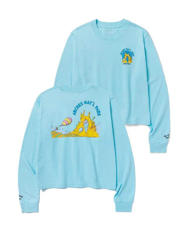 Leisure Travel Dr. Seuss x Parks Project Women's Arches Boxy Long Sleeve Tee