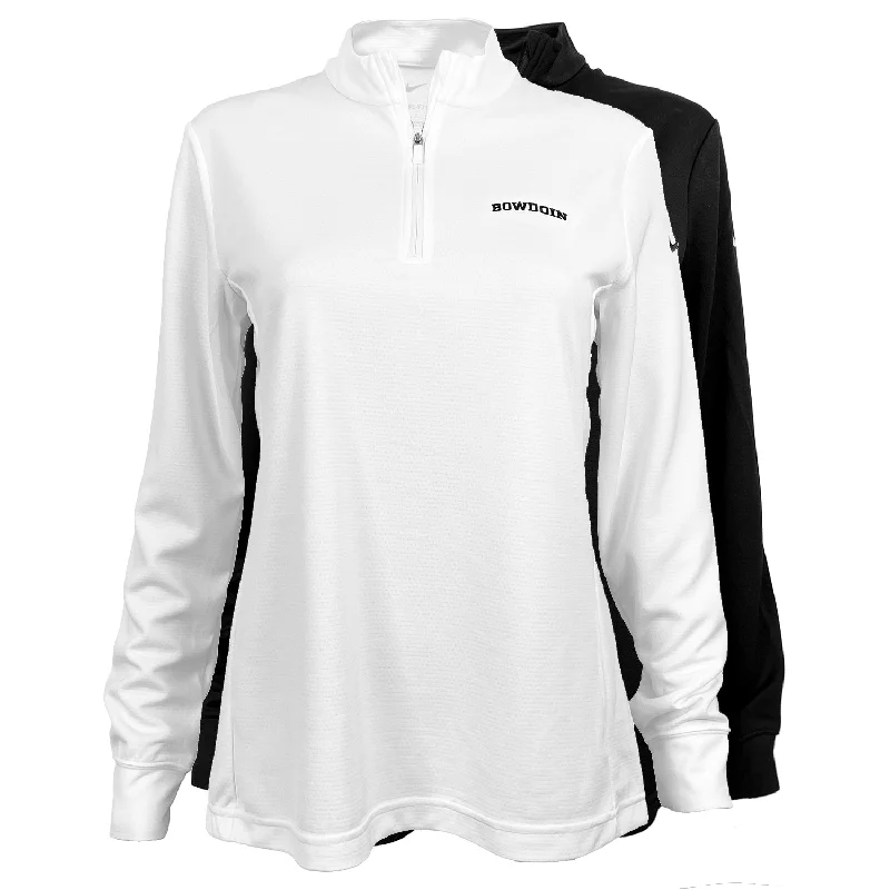 Black And White Style Dri-FIT UV Victory Women's 1/2-Zip from Nike
