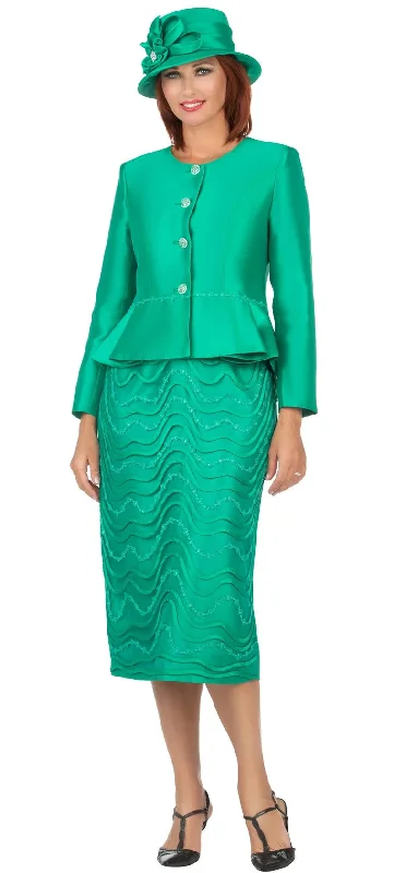 Sports suit style Giovanna Church Suit G1156-Emerald