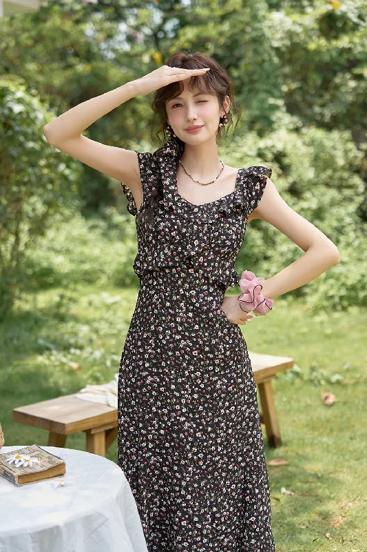 Elegant and noble Floral Maxi Dress for Women