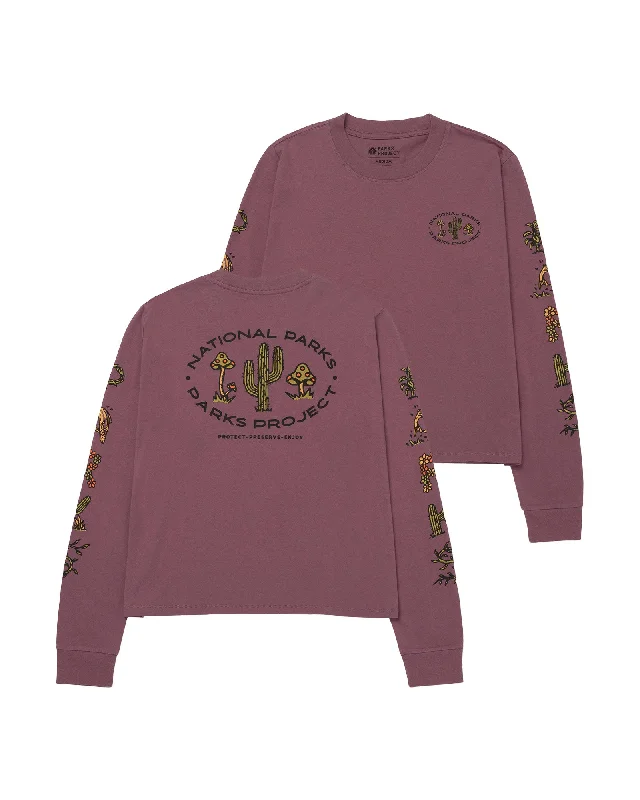 Luxury and fashionable 90s Doodle Parks Boxy Long Sleeve Tee