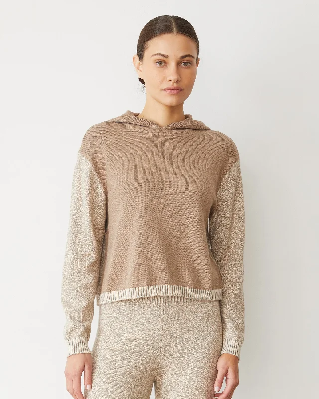 Elegant Style Organic Cotton Cashmere Hooded Sweater