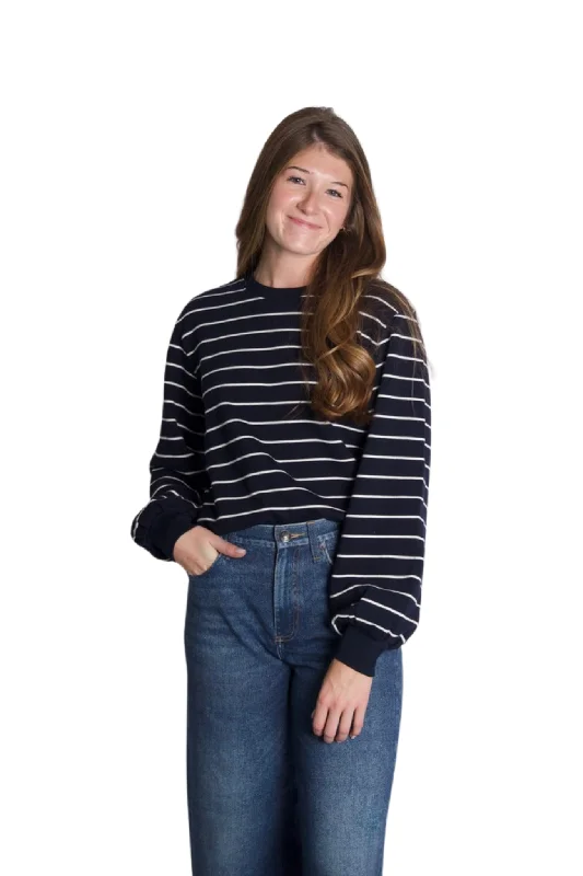 Extra long version Blouson Sleeve Sweatshirt