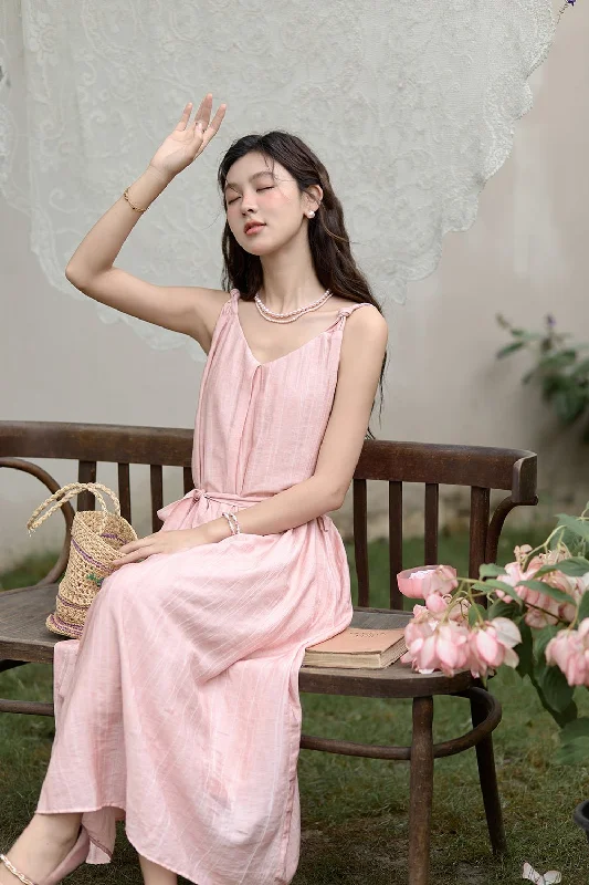 Short skirt design Maxi Spaghetti Strap Dress for Women