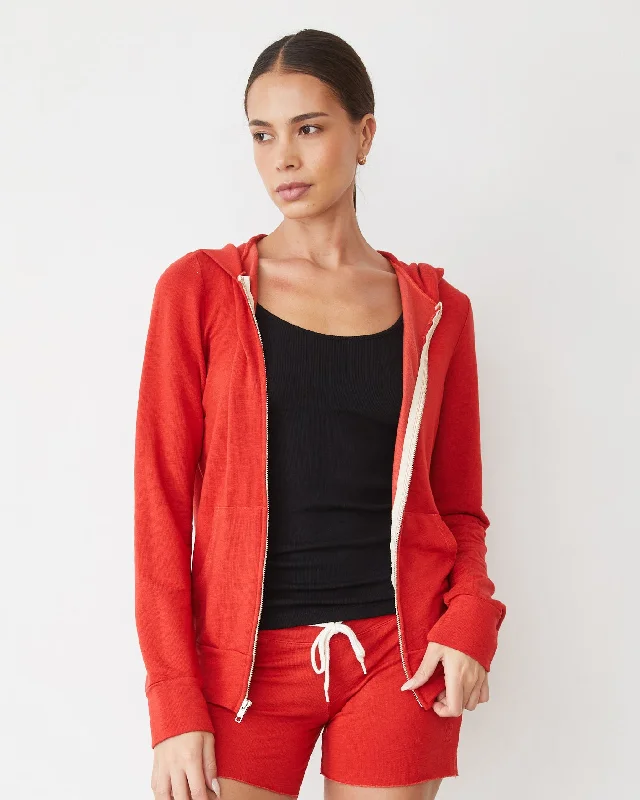 Retro Design Supersoft Zip Up Hoody