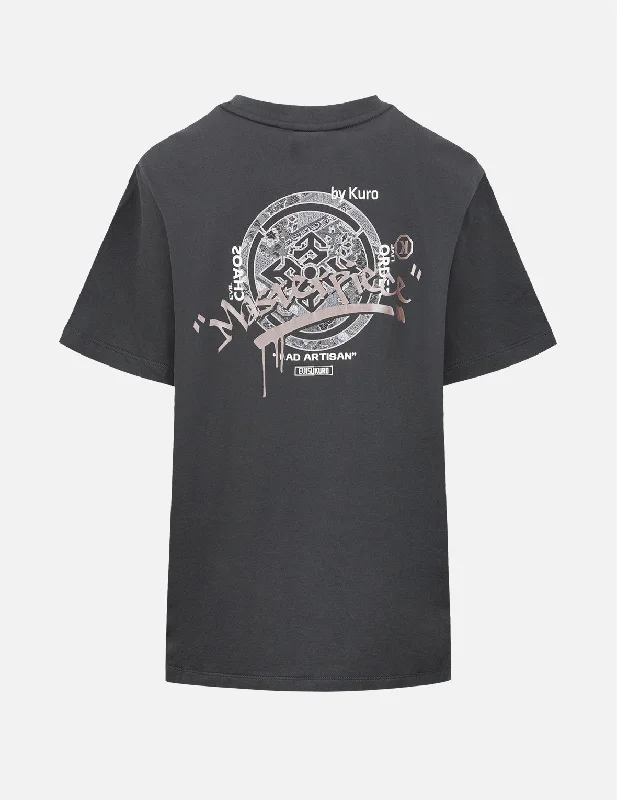 Fashion Style Paisley Kamon Print T-shirt