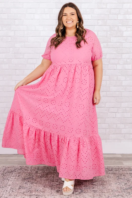 Printed pattern Know It All Too Well Dress, Pink