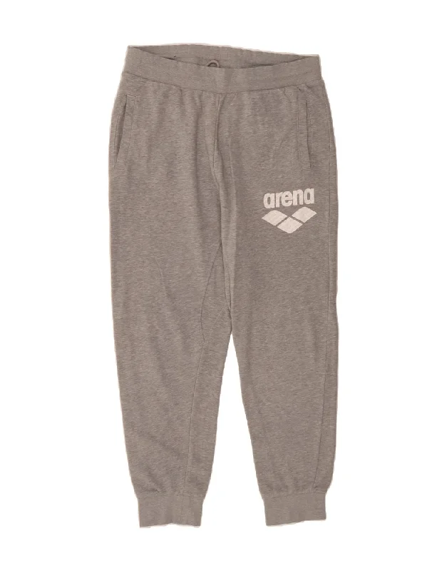 Black And White Style ARENA Womens Graphic Tracksuit Trousers Joggers UK 18 XL Grey Cotton Black And White Style ARENA Womens Graphic Tracksuit Trousers Joggers UK 18 XL Grey Cotton
