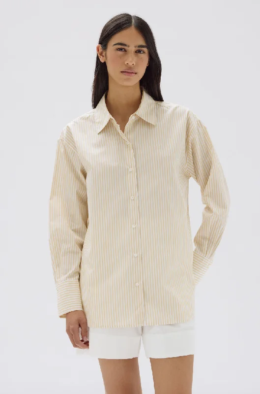 Cool Style Signature Poplin Shirt - Chamomile/White