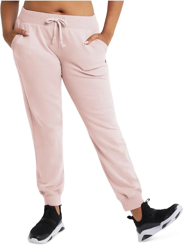 Street Personality Style Womens Drawstring Hem Cotton Jogger Pants