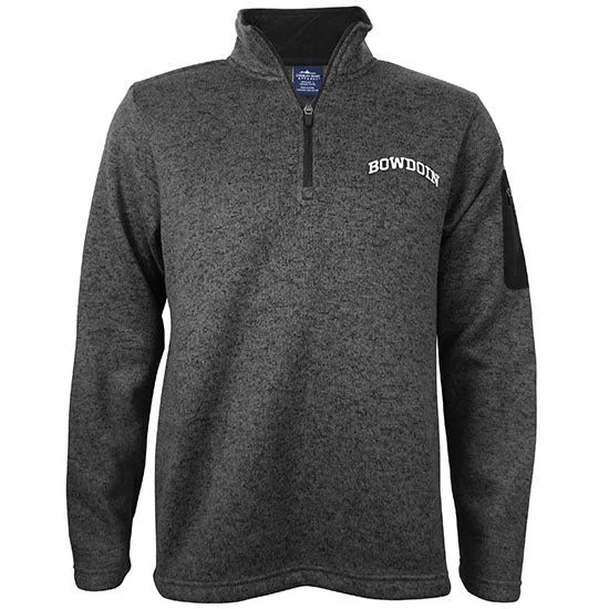Printed pattern Men's Heathered Fleece Pullover from Charles River