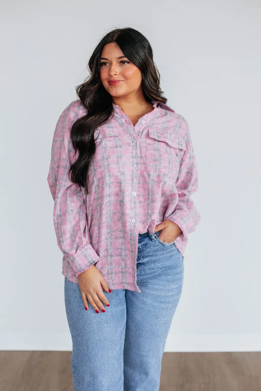 Boutique display Amrie Flannel Top