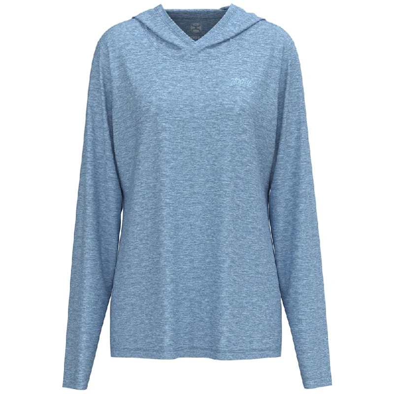 Sports Functional Style "Easy Breezy" Blue Hoody
