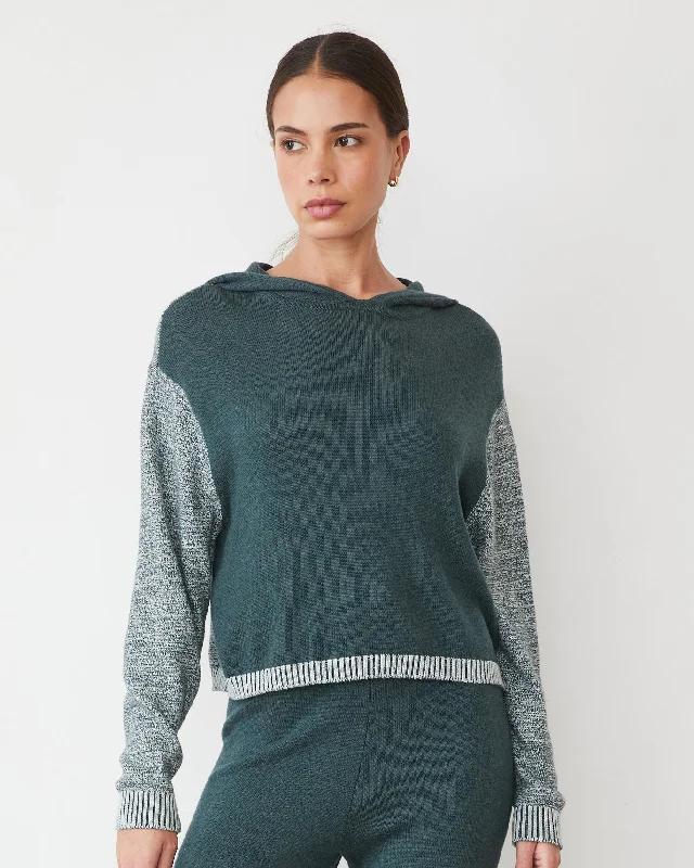 Party Wear Organic Cotton Cashmere Hooded Sweater