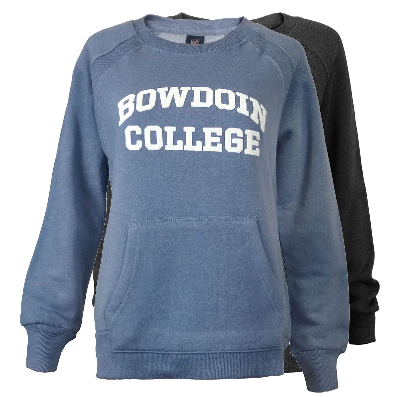 Design sense Women's Bowdoin College Angel Fleece Crew from MV Sport