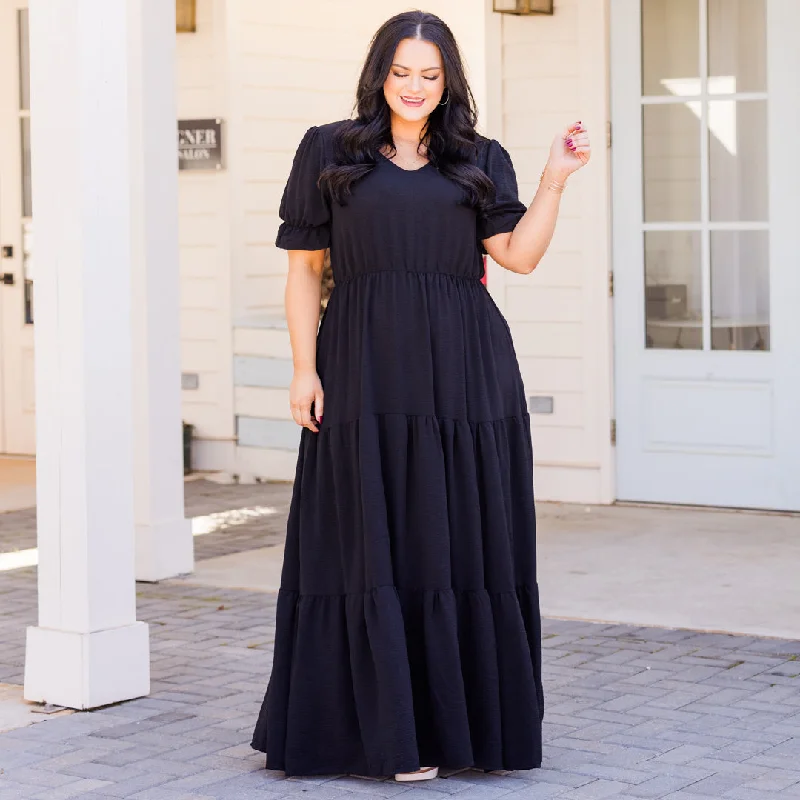Hooded design Kiss Like Honey Dress, Black