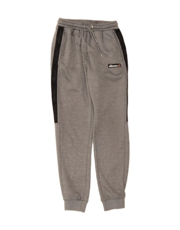 Sports Comfort Style ELLESSE Womens Tracksuit Trousers Joggers UK 10 Small Grey Colourblock Sports Comfort Style ELLESSE Womens Tracksuit Trousers Joggers UK 10 Small Grey Colourblock