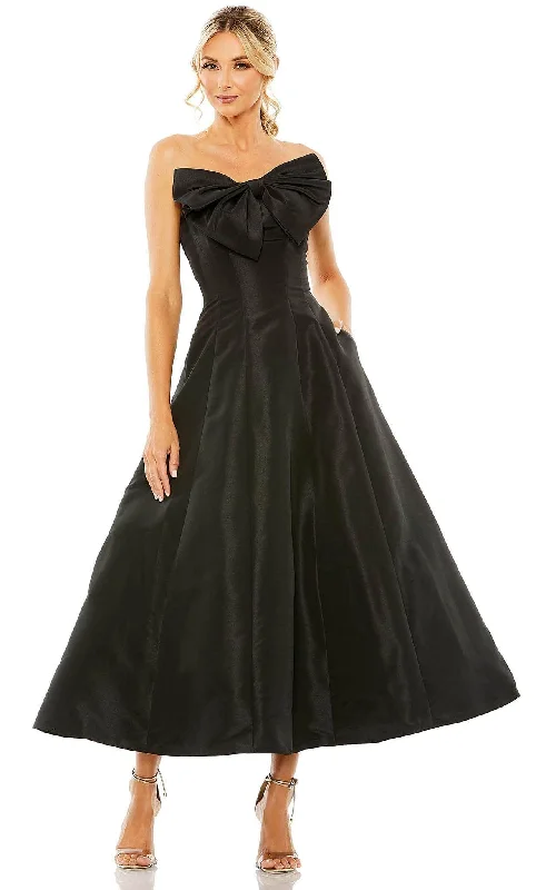 Street Style Mac Duggal 49605 - Bow Accented Strapless Dress