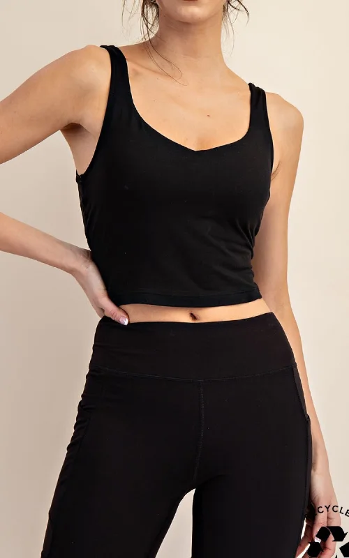 Design sense V-Neck Yoga Top | RAE MODE
