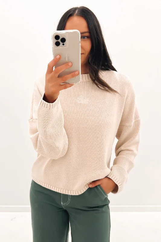 Street Style Ivy Sweater Natural