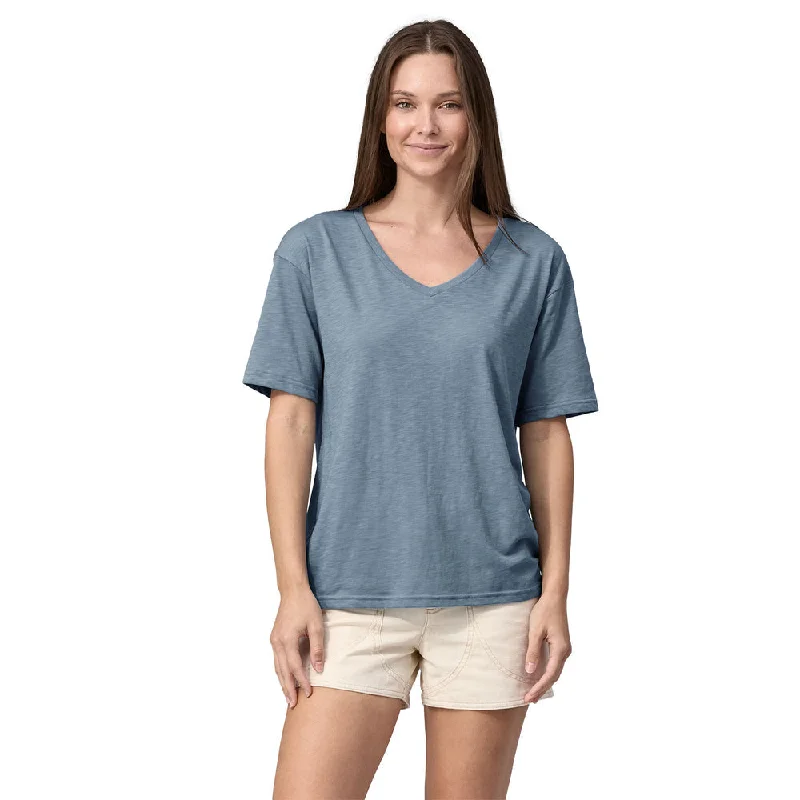 Celebrity Style Patagonia Mainstay Tee-Light Plume Grey