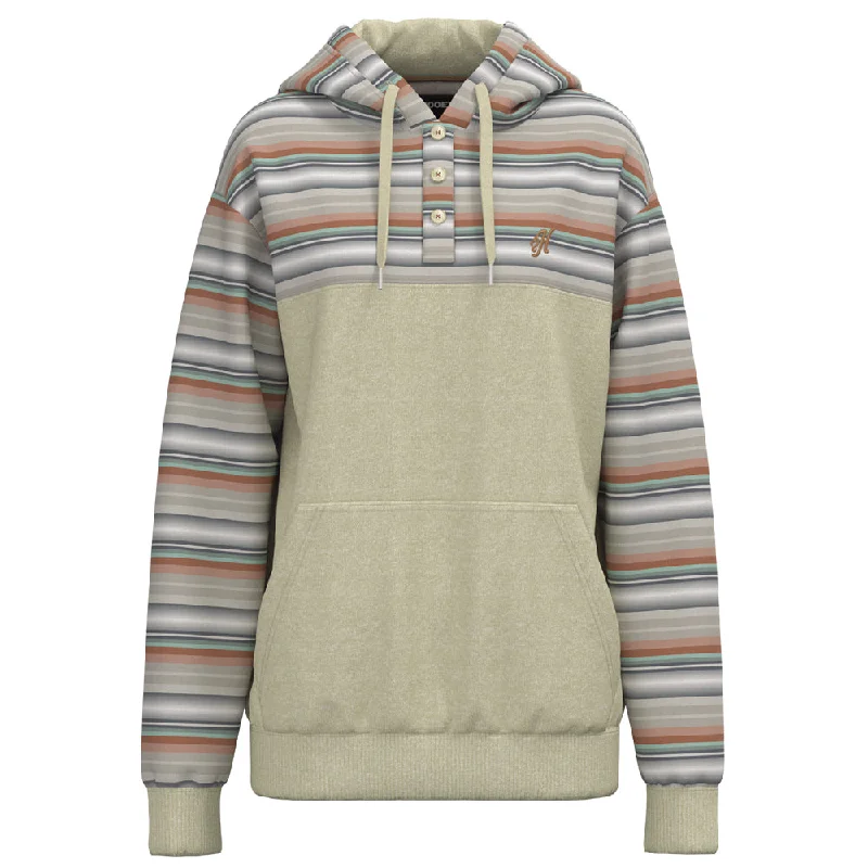 Sports High Waist Style "Jimmy" Tan/Serape Hoody
