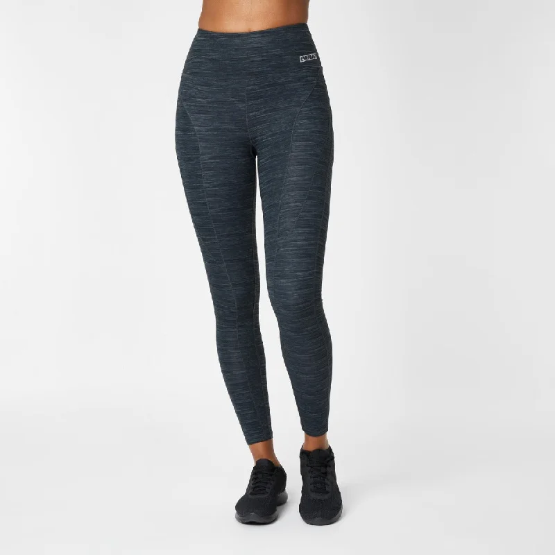 Single-shoulder Neck Design Women's Ribbed Seamless Leggings