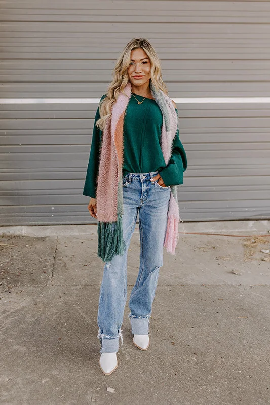 Street Fashion Style LOVERVET Wrenlee Midrise Distressed Straight Leg Jean