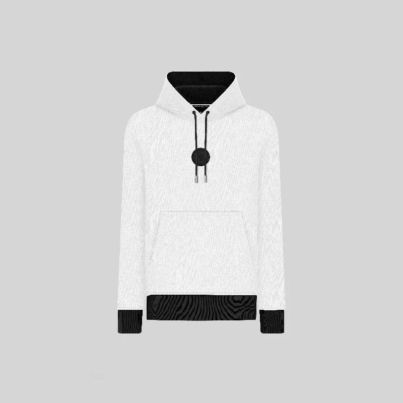 Extra long version SARISA WHITE HOODIE