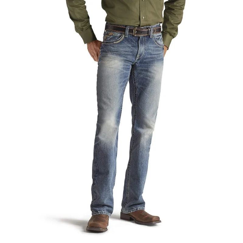 Street Fashion Style Ariat Men's M5 Slim straight leg Jean, Gambler 10012703