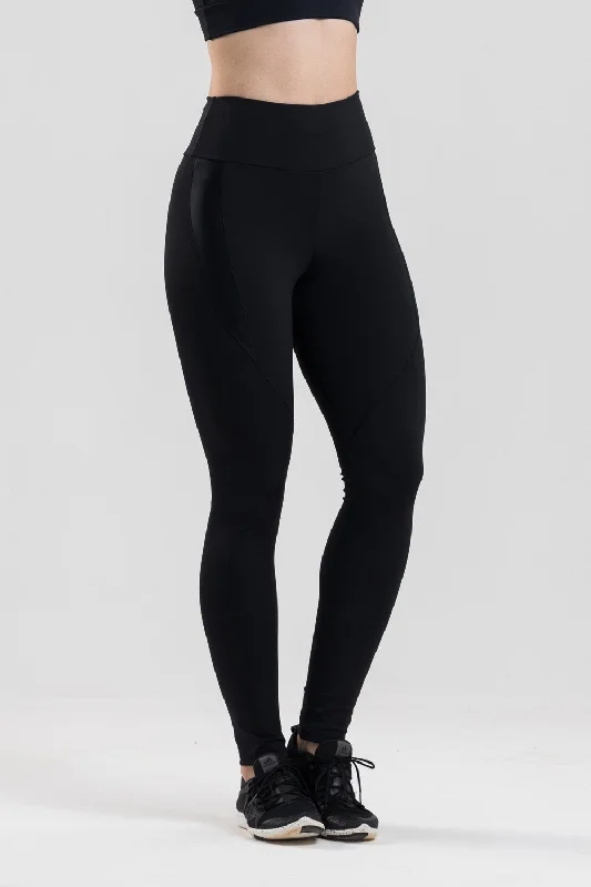 Street Style Suit Style Legging - Black
