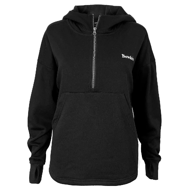 Sports Vitality Style Women's Willow Scallop Hem Hoodie with Charles River