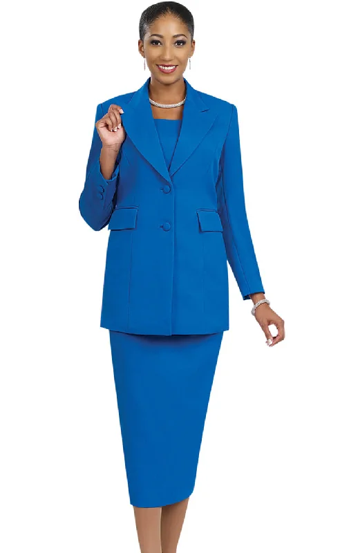 Slim Fit Ben Marc Usher Suit 2299C-Royal