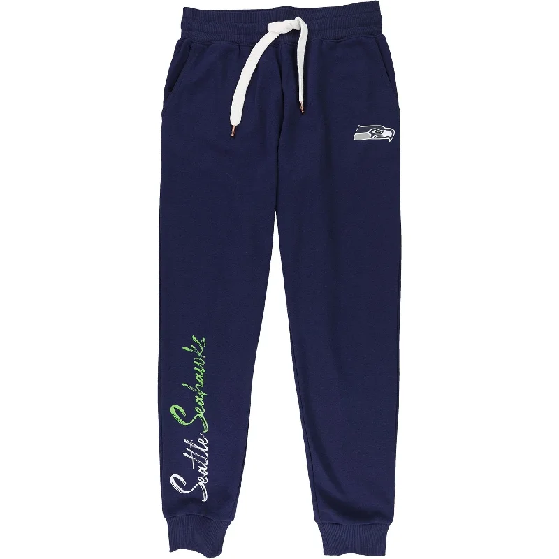 Sports Fitness Style G-III Sports Womens Seattle Seahawks Athletic Sweatpants, Blue, Small