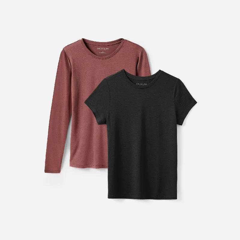 Sweet breath Women's Long Sleeve + T-Shirt Bundle