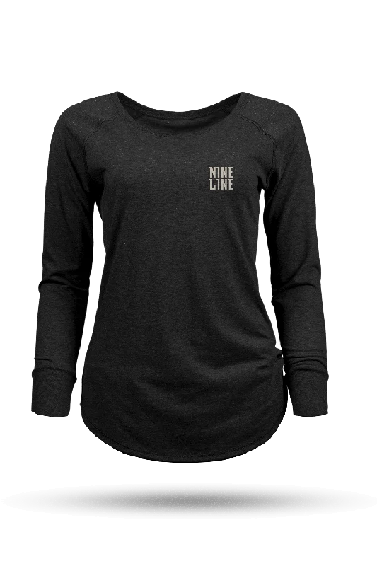 Street Graffiti Design NL Stacked - Women's Long-Sleeve Shirt