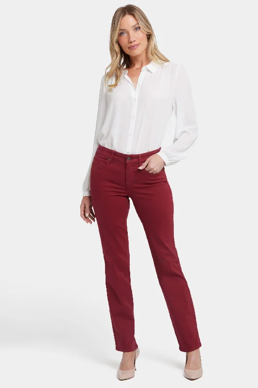 Classic Series Marilyn Straight Jeans - Wild Currant