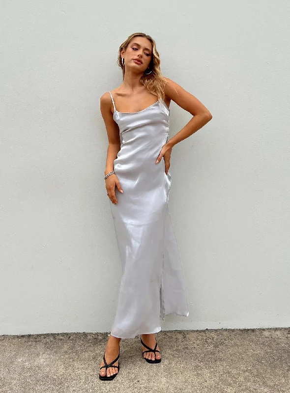 Skirt style Beryl Maxi Dress Silver