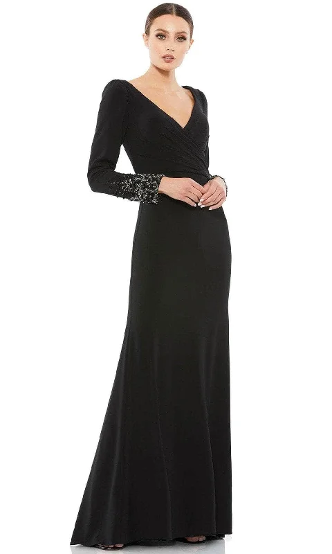 Trendy and versatile Mac Duggal 55712 - Embellished Long Sleeve Evening Gown