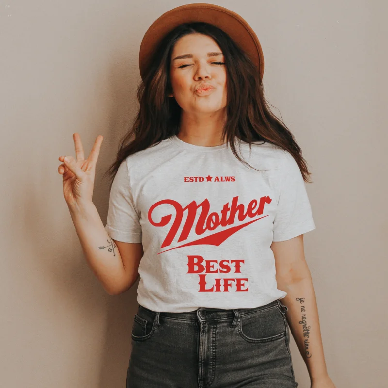 Retro Design Best Life • Ash Tee Shirt
