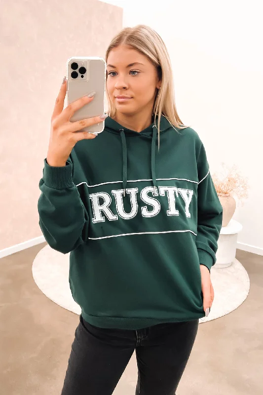 Advanced Customization Rusty Line Oversize Hooded Fleece Green Gables