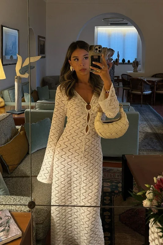 Fashionable and versatile Tatiana Crochet O Ring Maxi Dress