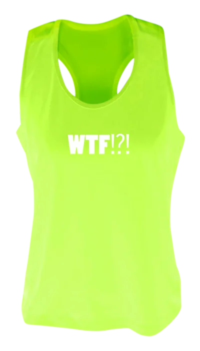 Street Style Women's Reflective Tank Top - Where's the Finish?