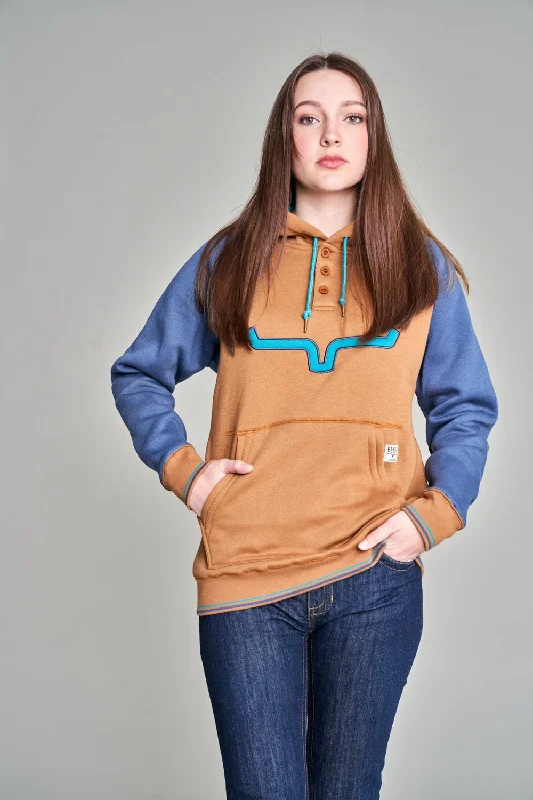 Trendy and versatile Kimes Ranch Womens Amigo Brown Cotton blend Hoodie
