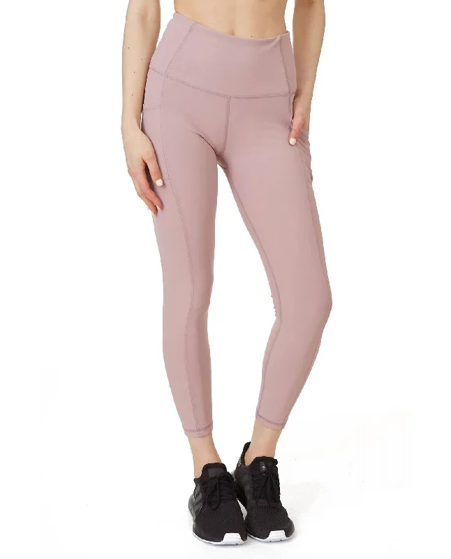 Single item design Vanessa Ankle Legging With Pockets In Pink