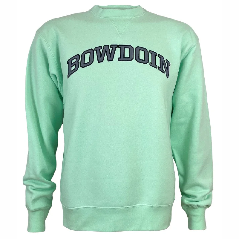 Fashion Style Big Cotton Crew with Arched Bowdoin