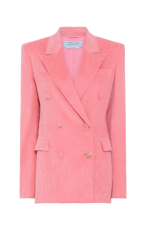 Trendy and versatile Gavin Blazer in Rosa Sea Island Cotton Corduroy
