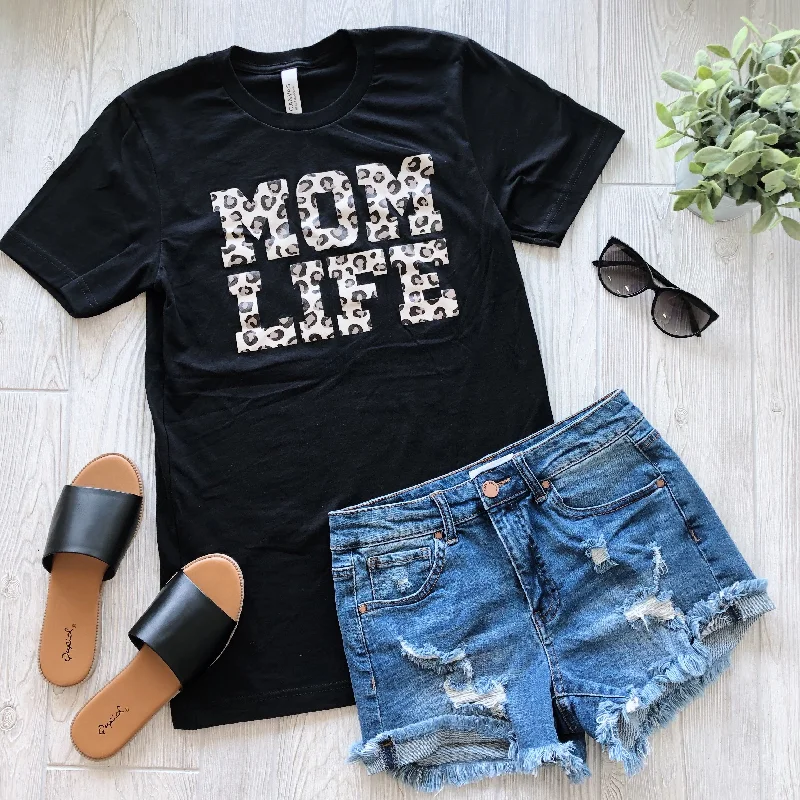 Fashionable and versatile Mom Life • Cheetah Tee