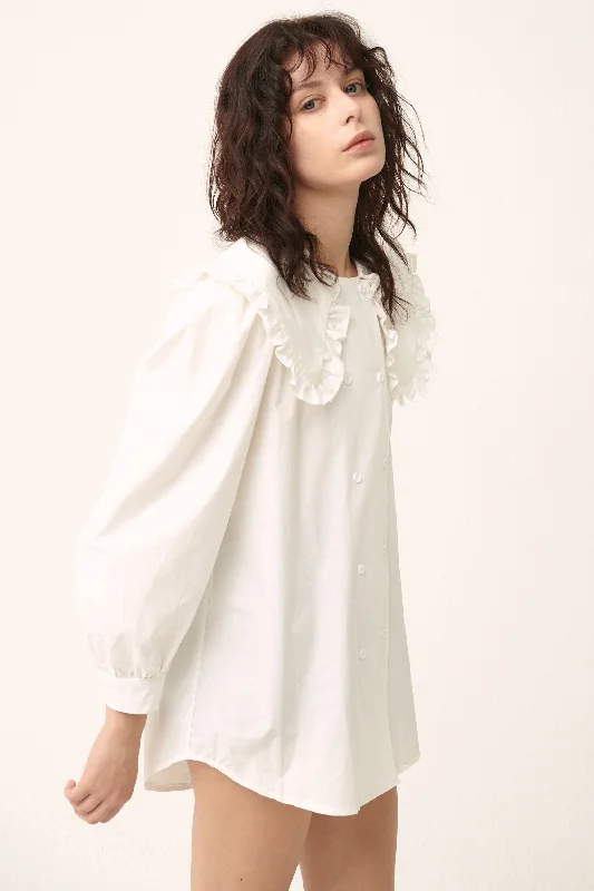Fashionable and versatile Penelope Puff Sleeve Shirt/Dress