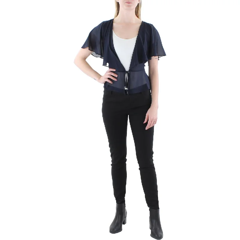 Affordable selection Jessica Howard Womens Petites Chiffon Flutter Sleeves Bolero